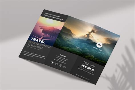 Travel And Tourism Brochure Templates Free Toptemplate My Id