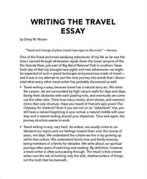 Travel And Tourism Essay Pdf