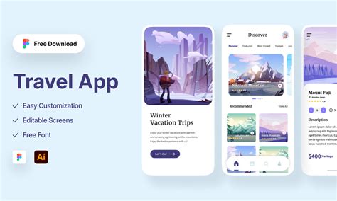 Travel App Figma