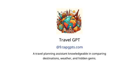 Travel Assistant Gpts Features And Functions Examples And Prompts Gpt Store