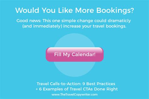 Travel Calls To Action Ctas 9 Best Practices And 6 Examples