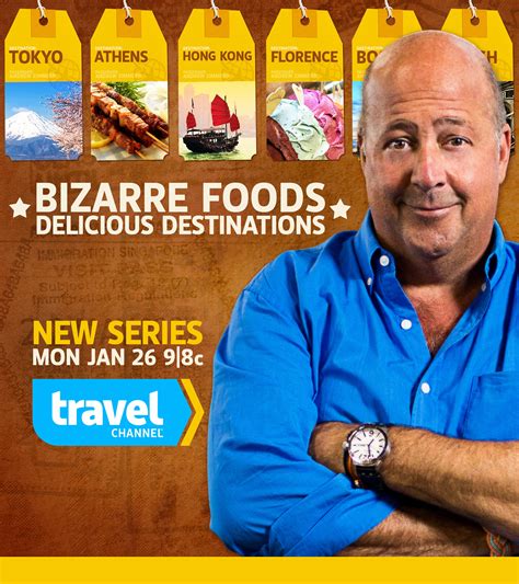 Travel Channel Amp 39 S Andrew Zimmern Gives Viewers A Tasty Look At Foods That Define