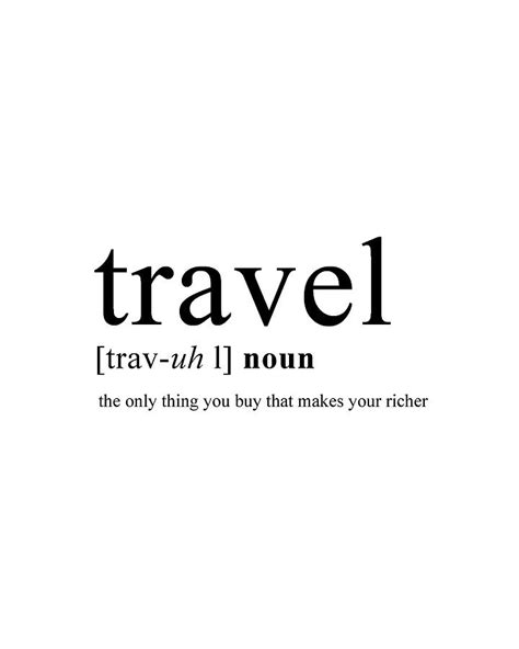 Travel Definition Digital Art By Stephany Goff Pixels