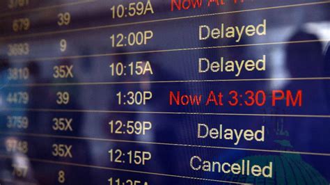 Travel Delays Today Updates