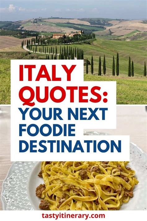 Travel Destinations Tasty Itinerary