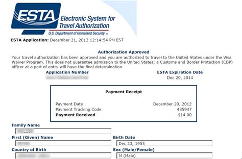 Travel Document Esta Meaning