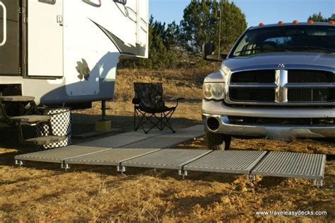 Travel Easy Decks On The Hunt Create A Sidewalk That Makes Unloading