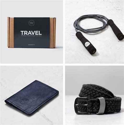 Travel Essentials For Men Kit Scarboroughtweedgifts