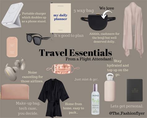 Travel Essentials From A Flight Attendant Travel Essentials For