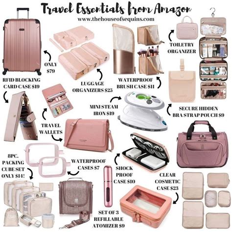 Travel Essentials From Amazon The House Of Sequins Packing Tips For