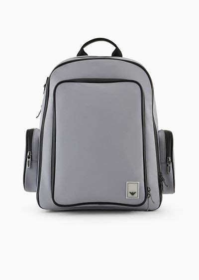 Travel Essentials Nylon Backpack Emporio Armani Man