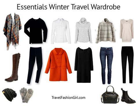 Travel Essentials Packing List For Winter Cold Weather Travels