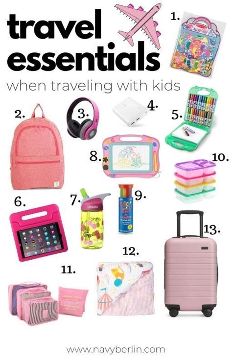 Travel Essentials With Kids Navy Berlin In 2022 Airplane Travel