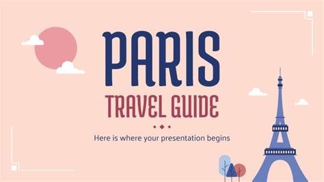 Travel Guide Paris Infographics Google Slides Ppt