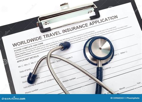 Travel Health Insurance Stock Photos Image 33968243