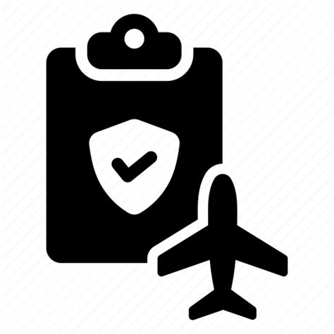 Travel Insurance Plane Protection Icon Download On Iconfinder