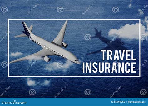 Travel Insurance Protection Vacation Security Tour Concept Stock Image