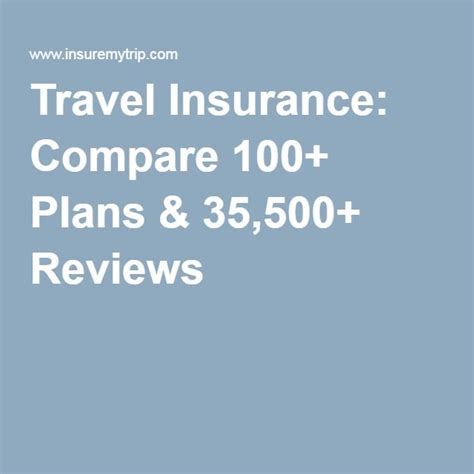 Travel Insurance Quotes Compare Travel Insurance Einsurance