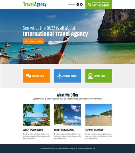 Travel Landing Page Design To Capture Lead And Boost Your Business