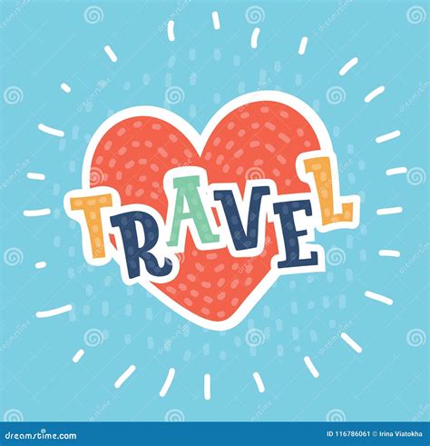 Travel Love Life Inspiration Quotes Lettering Royalty Free Stock Image