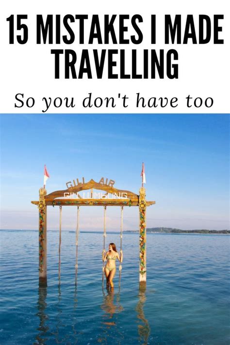 Travel Mistakes I Made So You Don T Have Too Travel Tips Tips For