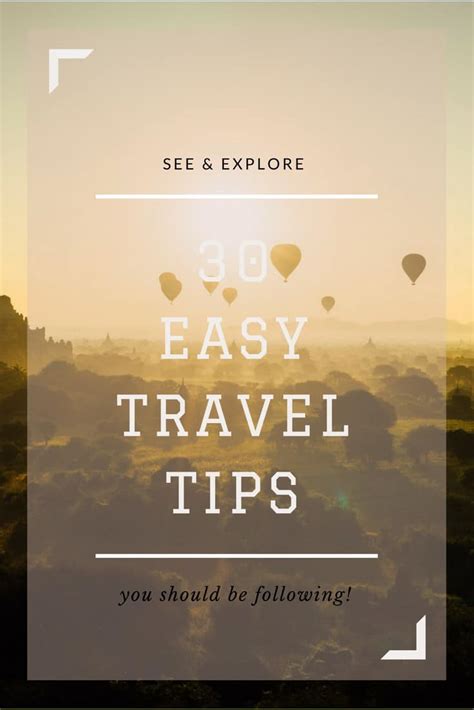 Travel Pro Tips