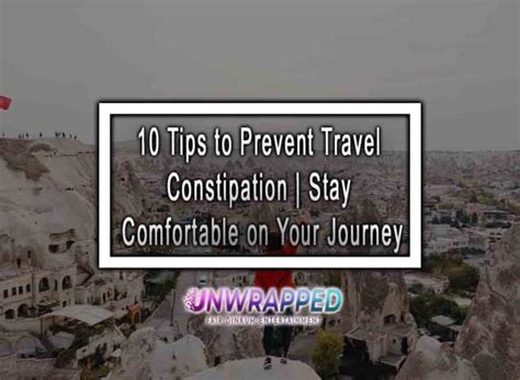 Travel Constipation Relief Tips