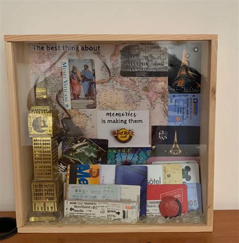 Travel Shadow Boxes Travel Inspired Decor Travel Wall Decor Travel