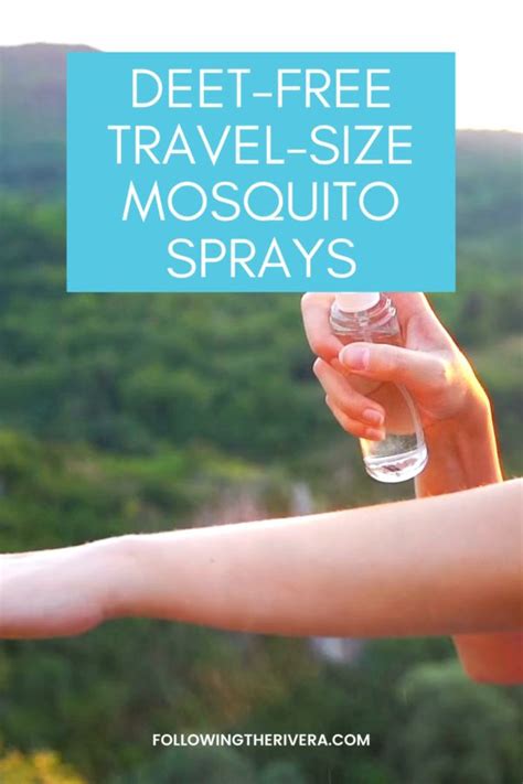 Travel Size Bug Spray 9 Deet Free Mosquito Products Video Video