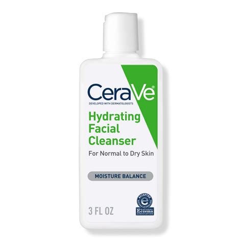 Travel Size Hydrating Face Wash For Sensitive Amp Dry Skin Cerave Ulta Beauty