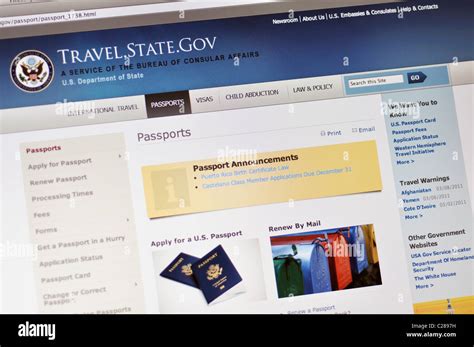 Travel State Gov Website Bureau Of Consular Affairs Us Visas