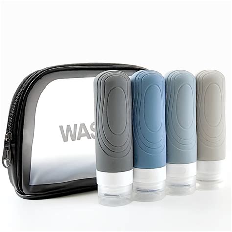 5 Travel Toiletry Bottles