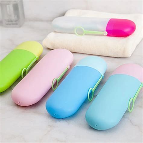 Travel Toothbrush Case Anti Bacterial Portable Toothbrush Storage Box