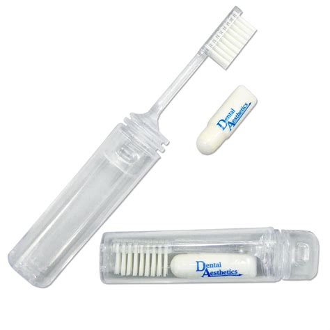 Travel Toothbrush Toothpaste Set Of 2 Dental Aesthetics