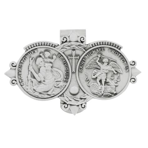 St Michael Visor Clip Travel Protection