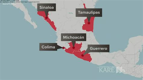 Travel Warning U S Urges Citizens To Avoid 5 Mexican States Kare11 Com