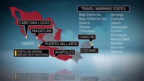 Travel Warnings Issued For Mexico Spring Break Wfaa Com