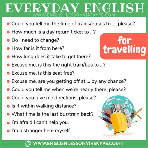 Travel Words To Learn In English Learn English