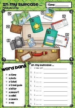 Travel Worksheets Pack By The Creative English Corner Tpt