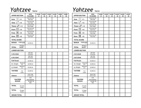 Travel Yahtzee Game