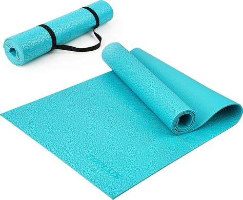 Travel Yoga Mat Eco Friendly Fitness Exercise Mat Sweat Absorbent Anti