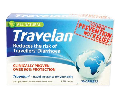 Travelan Travellers Diarrhoea Relief 30 Caplets Healthylife