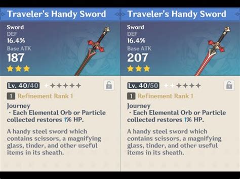 Traveler Amp 39 S Handy Sword Genshin Database