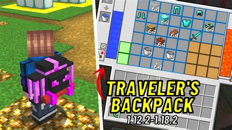 Traveler S Backpack Mods I Mochilas En Minecraft I Mod Para Minecraft