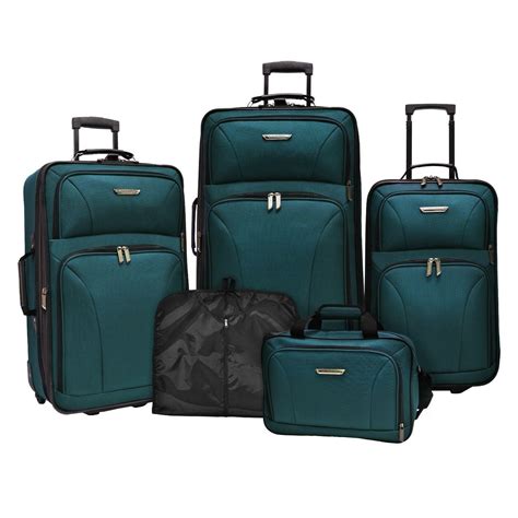 Traveler S Choice Ultimate 5Pc Expandable Wheeled Luggage Suitcase