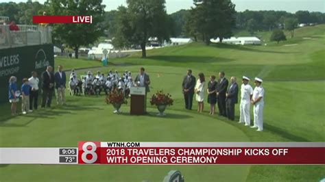 Travelers Championship Kicks Off With Opening Ceremony Youtube