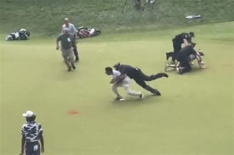 Travelers Championship Protestors Disrupt Event