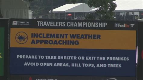 Travelers Championship Safety Protocols Tested With Severe Weather