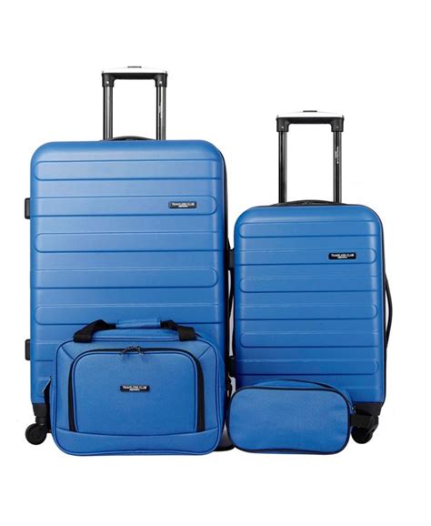 Travelers Club Austin 4 Piece Hardside Luggage Set Solo 109 99 Reg 300