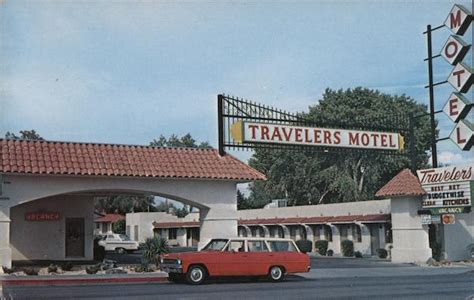 Travelers Motel Las Vegas Nv Postcard